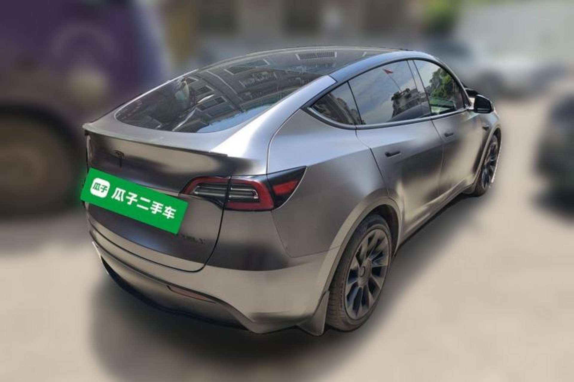 Used Tesla Model Y 2021 Standard Range Rear-Wheel Drive Version Rear Right 45 Deg
