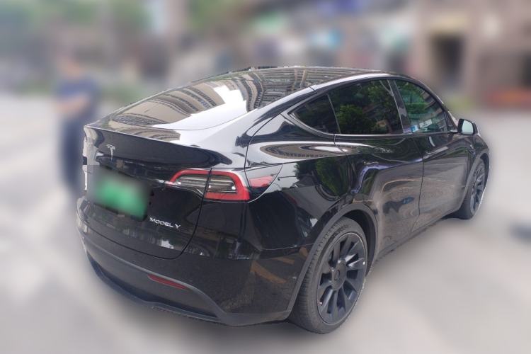 Used Tesla Model Y 2021 Standard Range Rear-Wheel Drive Version Rear Right 45 Deg