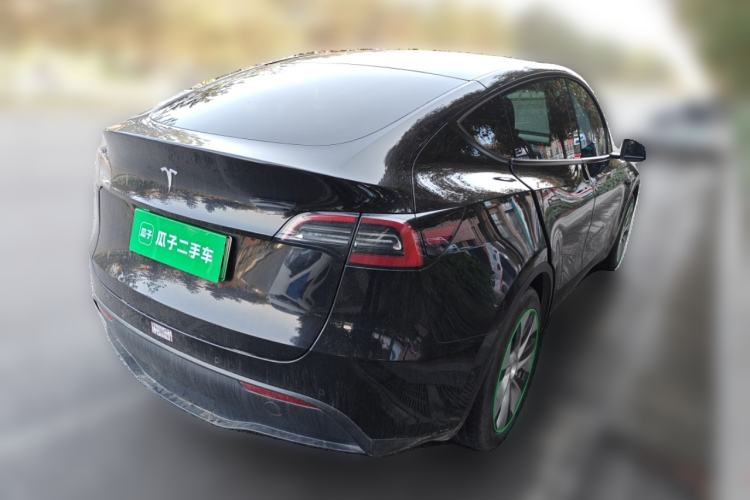 Used Tesla Model Y 2021 Standard Range Rear-Wheel Drive Version Rear Right 45 Deg