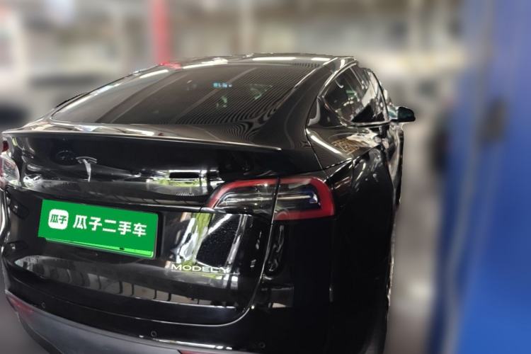 Used Tesla Model Y 2021 Performance High-Performance All-Wheel-Drive Version Rear Right 45 Deg