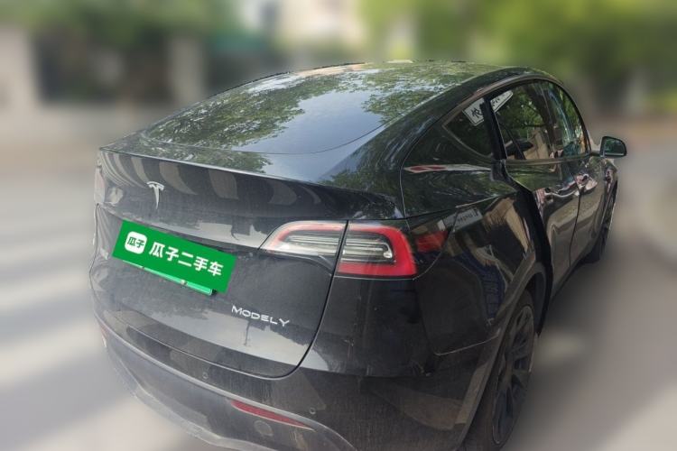 Used Tesla Model Y 2021 Standard Range Rear-Wheel Drive Version Rear Right 45 Deg