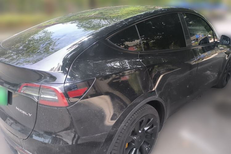 Used Tesla Model Y 2021 Standard Range Rear-Wheel Drive Version Rear Right 45 Deg