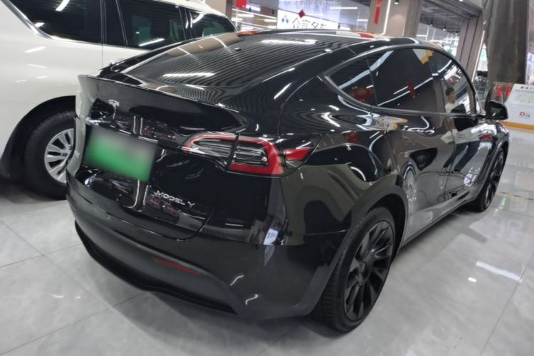 Used Tesla Model Y 2021 Standard Range Rear-Wheel Drive Version Rear Right 45 Deg