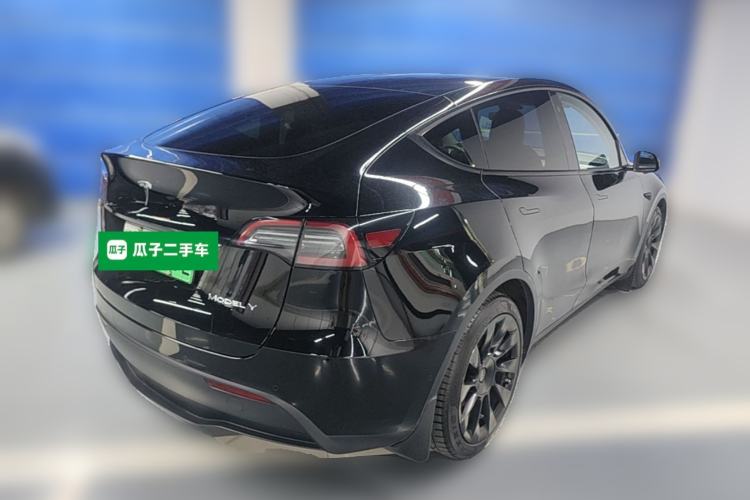 Used Tesla Model Y 2021 Long-Range All-Wheel-Drive Version 3D7 Rear Right 45 Deg