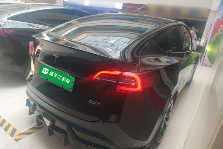 Used Tesla Model Y 2021 Standard Range Rear-Wheel Drive Version Rear Right 45 Deg