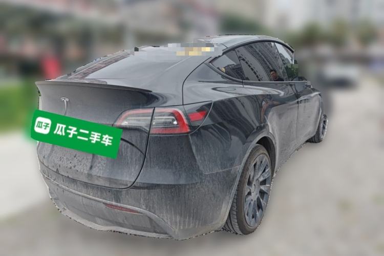 Used Tesla Model Y 2021 Standard Range Rear-Wheel Drive Version Rear Right 45 Deg