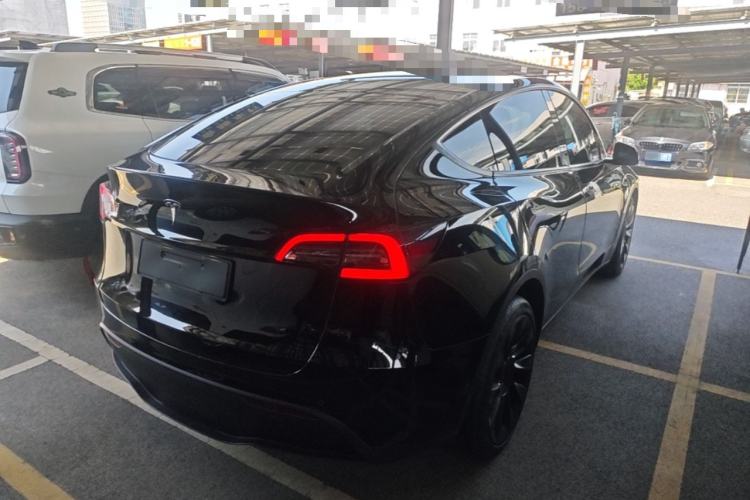Used Tesla Model Y 2021 Standard Range Rear-Wheel Drive Version Rear Right 45 Deg