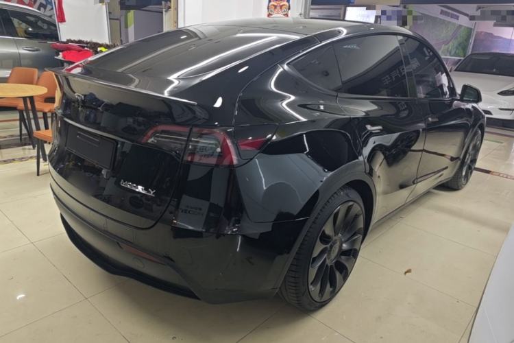 Used Tesla Model Y 2021 Performance High-Performance All-Wheel-Drive Version Rear Right 45 Deg