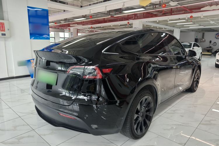 Used Tesla Model Y 2021 Standard Range Rear-Wheel Drive Version Rear Right 45 Deg