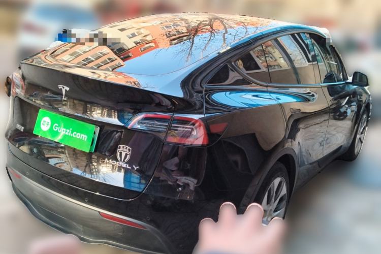 Used Tesla Model Y 2021 Standard Range Rear-Wheel Drive Version Rear Right 45 Deg