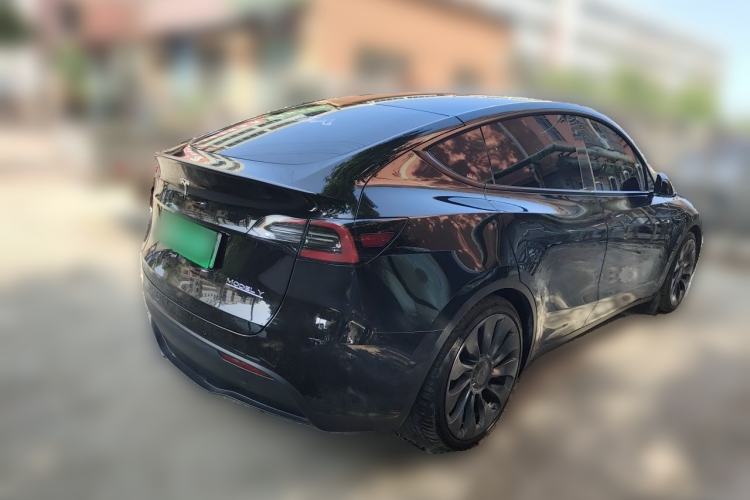 Used Tesla Model Y 2021 Performance High-Performance All-Wheel-Drive Version Rear Right 45 Deg