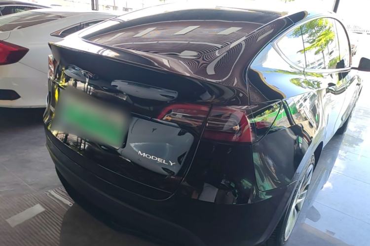 Used Tesla Model Y 2021 Standard Range Rear-Wheel Drive Version Rear Right 45 Deg