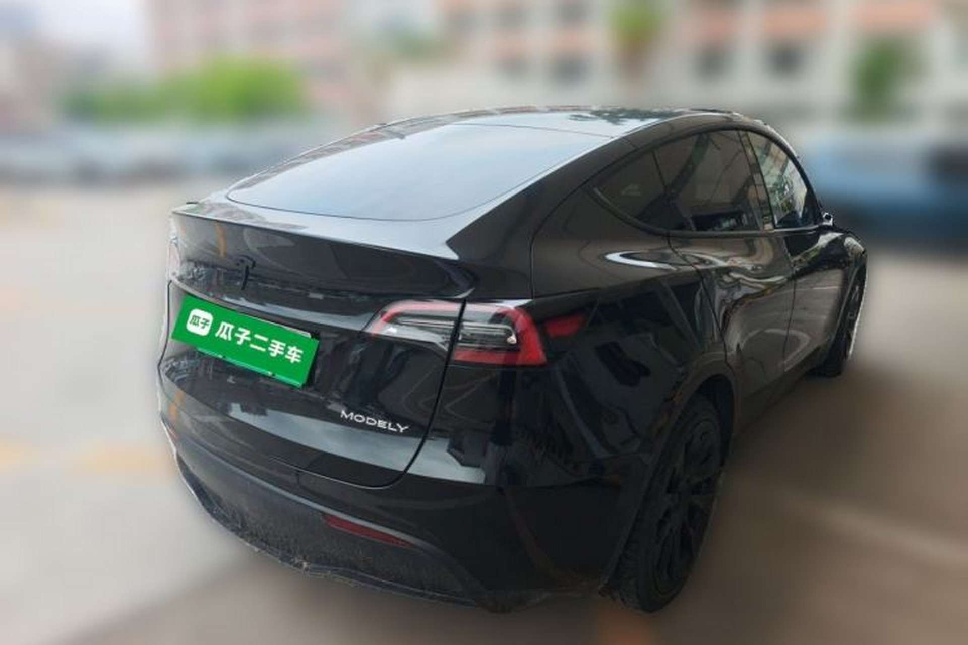 Used Tesla Model Y 2021 Standard Range Rear-Wheel Drive Version Rear Right 45 Deg