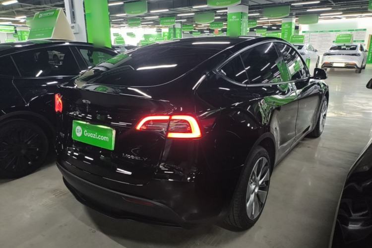 Used Tesla Model Y 2021 Long-Range All-Wheel-Drive Version 3D7 Rear Right 45 Deg