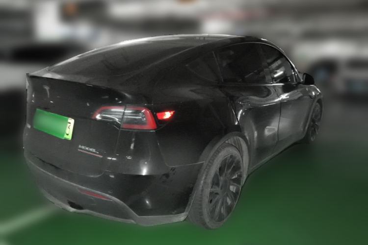 Used Tesla Model Y 2021 Standard Range Rear-Wheel Drive Version Rear Right 45 Deg