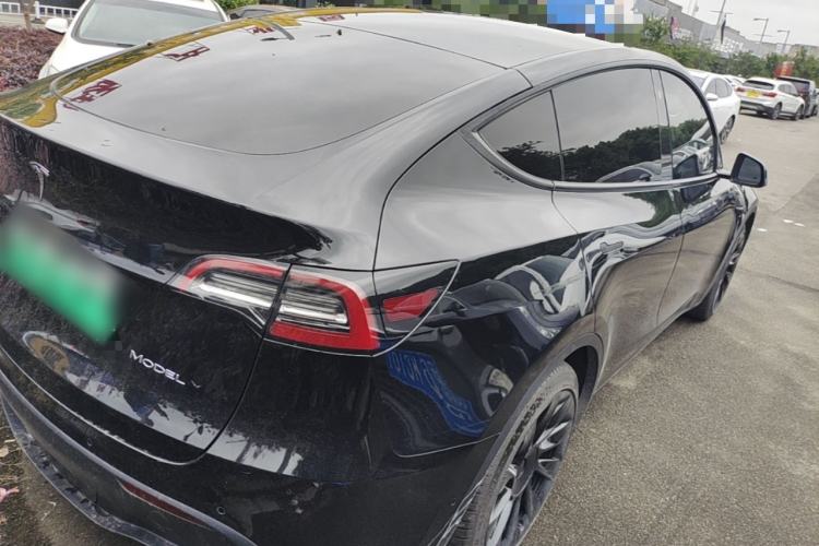 Used Tesla Model Y 2021 Standard Range Rear-Wheel Drive Version Rear Right 45 Deg