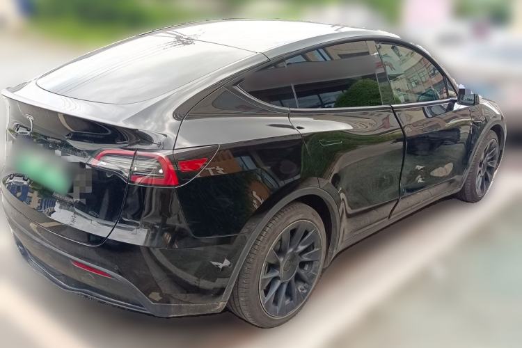 Used Tesla Model Y 2021 Standard Range Rear-Wheel Drive Version Rear Right 45 Deg