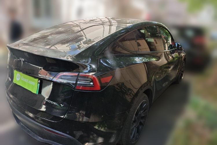 Used Tesla Model Y 2021 Standard Range Rear-Wheel Drive Version Rear Right 45 Deg