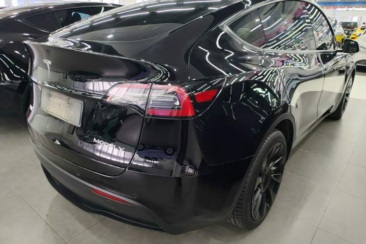 Used Tesla Model Y 2021 Standard Range Rear-Wheel Drive Version Rear Right 45 Deg