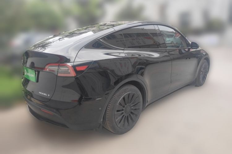 Used Tesla Model Y 2021 Standard Range Rear-Wheel Drive Version Rear Right 45 Deg