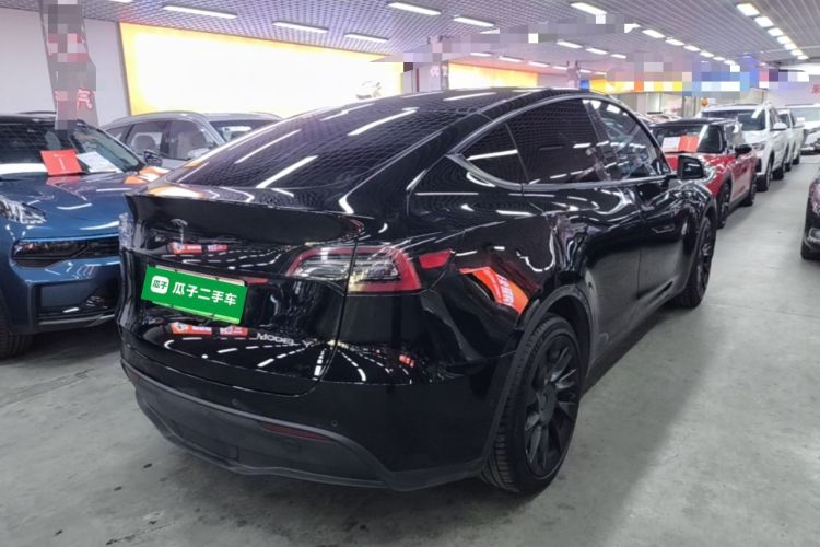 Used Tesla Model Y 2021 Standard Range Rear-Wheel Drive Version Rear Right 45 Deg