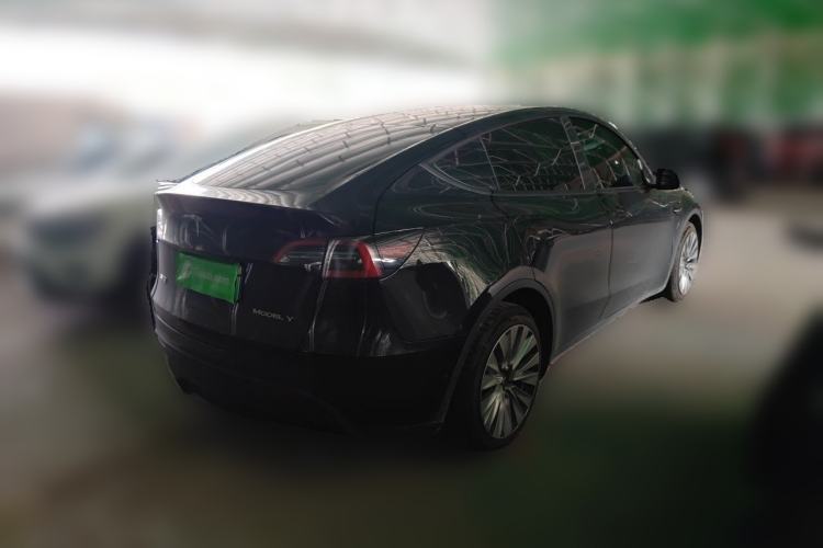 Used Tesla Model Y 2021 Standard Range Rear-Wheel Drive Version Rear Right 45 Deg