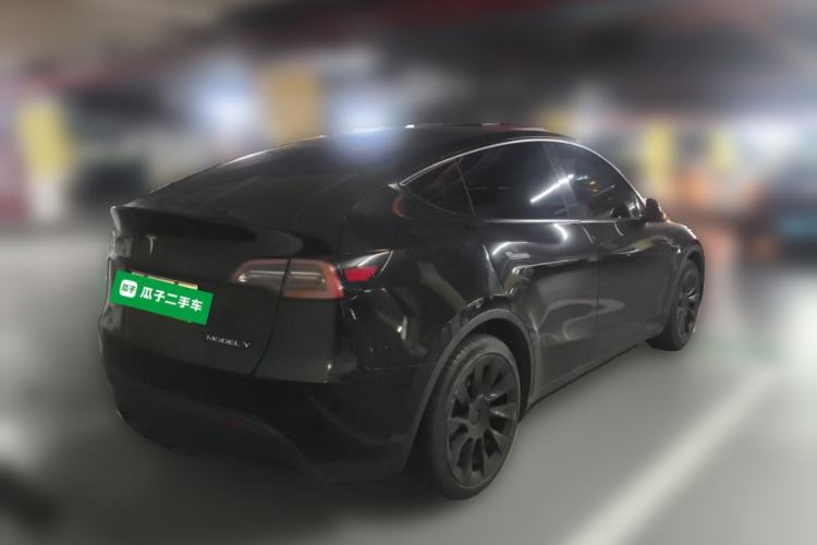 Used Tesla Model Y 2021 Standard Range Rear-Wheel Drive Version Rear Right 45 Deg