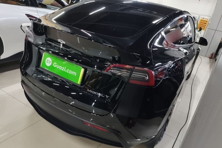 Used Tesla Model Y 2021 Standard Range Rear-Wheel Drive Version Rear Right 45 Deg