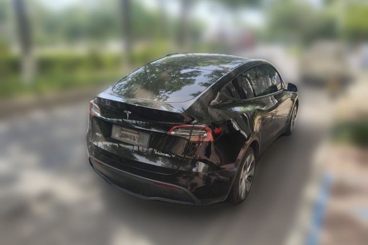 Used Tesla Model Y 2021 Standard Range Rear-Wheel Drive Version Rear Right 45 Deg