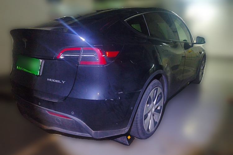 Used Tesla Model Y 2021 Standard Range Rear-Wheel Drive Version Rear Right 45 Deg