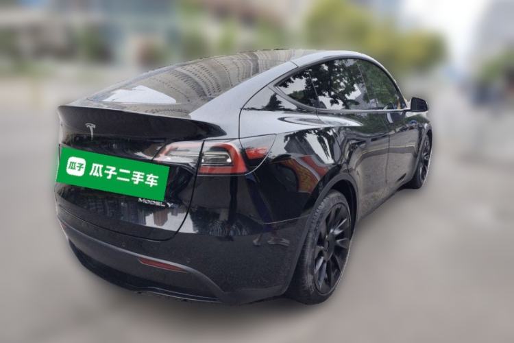 Used Tesla Model Y 2021 Standard Range Rear-Wheel Drive Version Rear Right 45 Deg