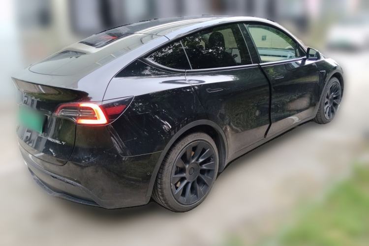 Used Tesla Model Y 2021 Standard Range Rear-Wheel Drive Version Rear Right 45 Deg