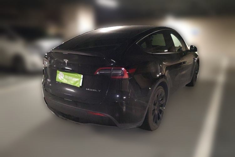 Used Tesla Model Y 2021 Standard Range Rear-Wheel Drive Version Rear Right 45 Deg