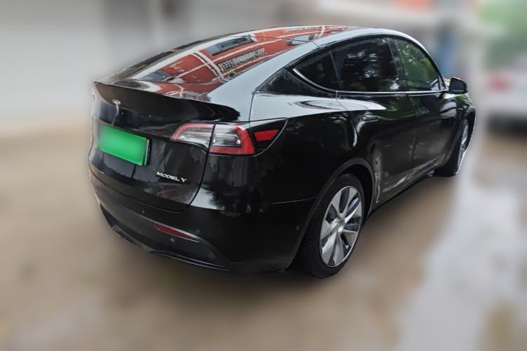 Used Tesla Model Y 2021 Standard Range Rear-Wheel Drive Version Rear Right 45 Deg