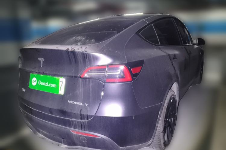 Used Tesla Model Y 2021 Long-Range All-Wheel-Drive Version Rear Right 45 Deg