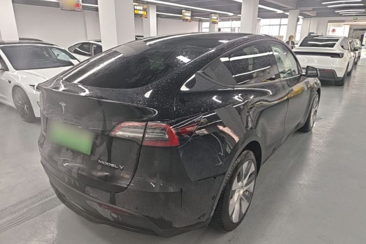 Used Tesla Model Y 2021 Standard Range Rear-Wheel Drive Version Rear Right 45 Deg