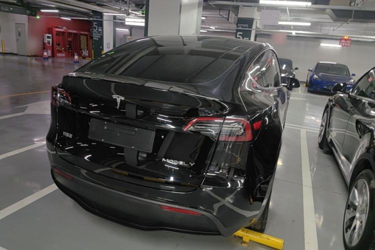 Used Tesla Model Y 2021 Standard Range Rear-Wheel Drive Version Rear Right 45 Deg