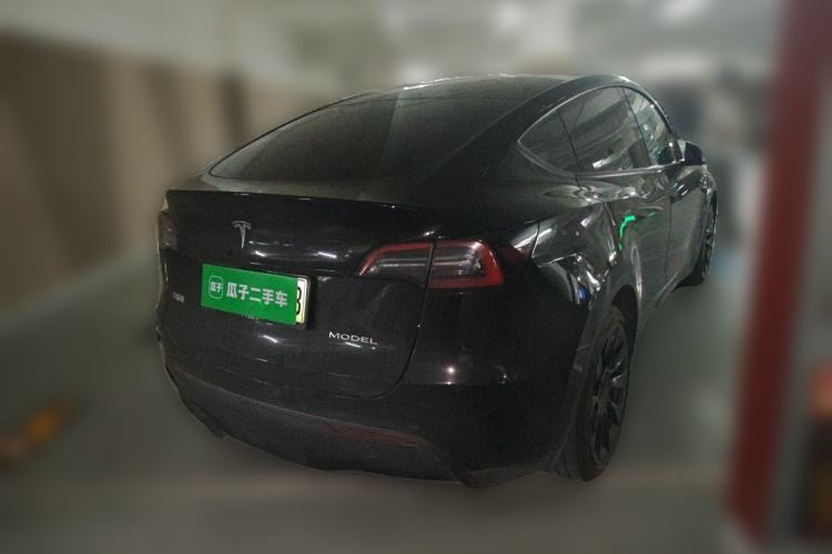 Used Tesla Model Y 2021 Standard Range Rear-Wheel Drive Version Rear Right 45 Deg
