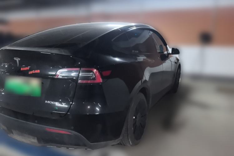 Used Tesla Model Y 2021 Standard Range Rear-Wheel Drive Version Rear Right 45 Deg