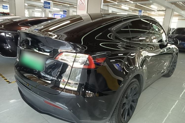 Used Tesla Model Y 2021 Standard Range Rear-Wheel Drive Version Rear Right 45 Deg
