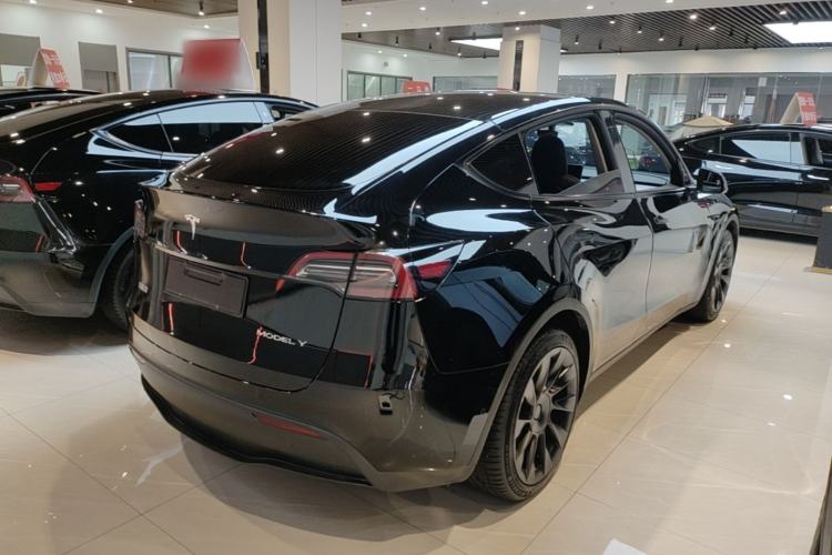 Used Tesla Model Y 2021 Standard Range Rear-Wheel Drive Version Rear Right 45 Deg
