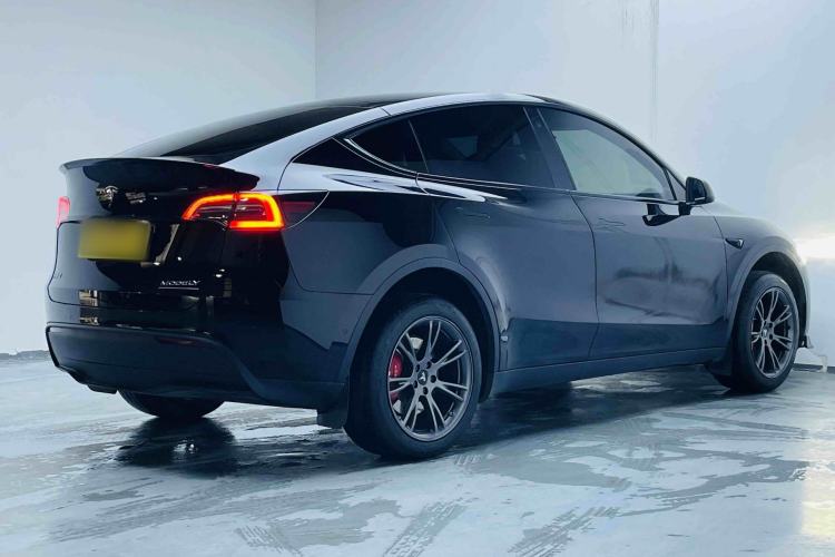Used Tesla Model Y 2021 Standard Range Rear-Wheel Drive Version Rear Right 45 Deg