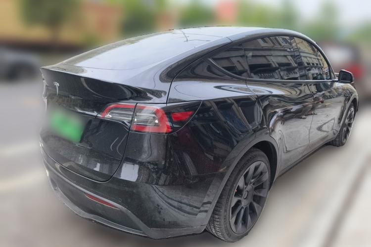 Used Tesla Model Y 2021 Standard Range Rear-Wheel Drive Version Rear Right 45 Deg