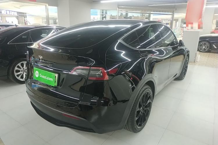 Used Tesla Model Y 2021 Standard Range Rear-Wheel Drive Version Rear Right 45 Deg
