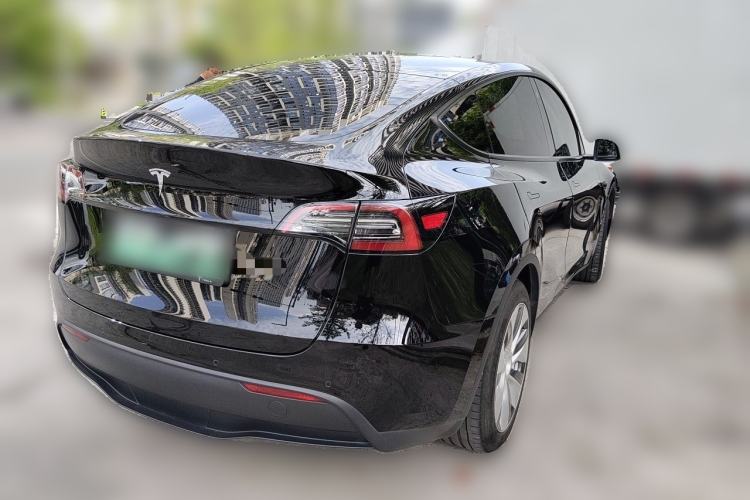 Used Tesla Model Y 2021 Standard Range Rear-Wheel Drive Version Rear Right 45 Deg