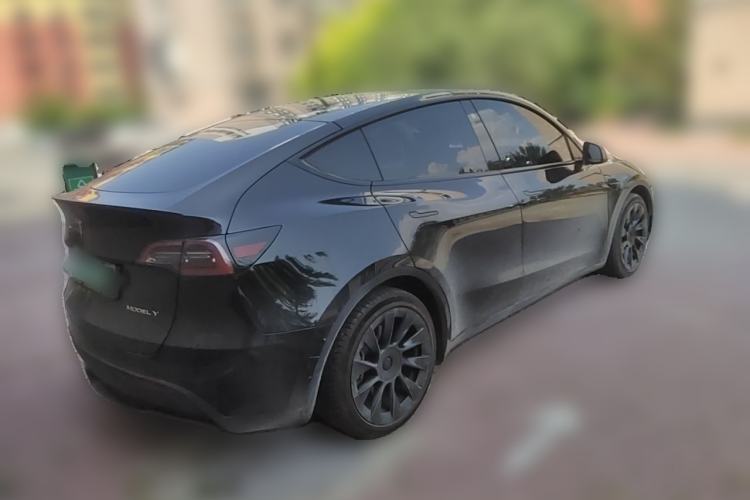 Used Tesla Model Y 2021 Standard Range Rear-Wheel Drive Version Rear Right 45 Deg