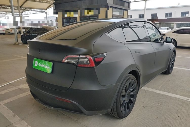 Used Tesla Model Y 2021 Standard Range Rear-Wheel Drive Version Rear Right 45 Deg