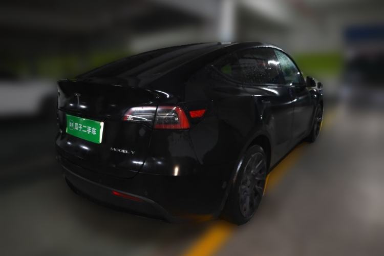 Used Tesla Model Y 2021 Standard Range Rear-Wheel Drive Version Rear Right 45 Deg