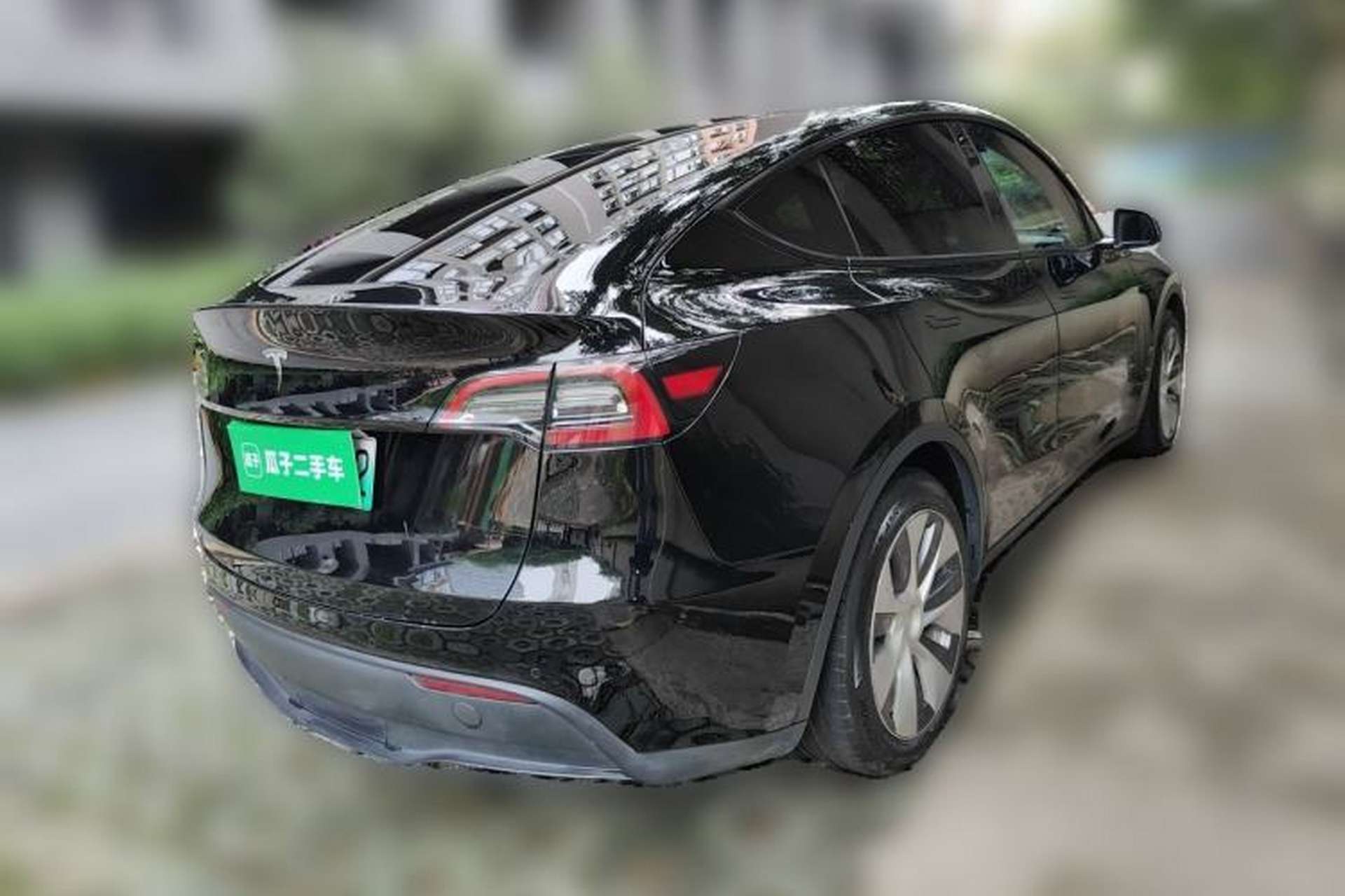 Used Tesla Model Y 2021 Standard Range Rear-Wheel Drive Version Rear Right 45 Deg