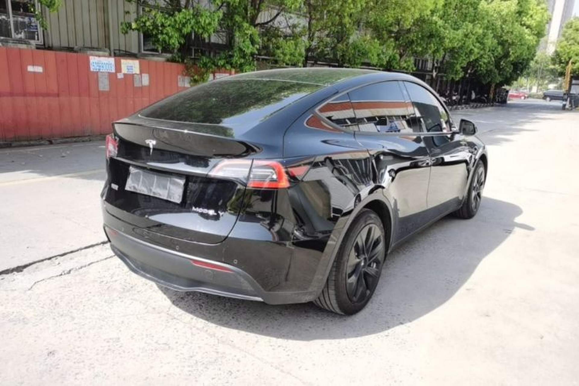 Used Tesla Model Y 2021 Standard Range Rear-Wheel Drive Version Rear Right 45 Deg